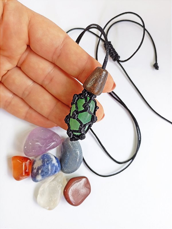 Colar com Pedras dos Sete Chakras