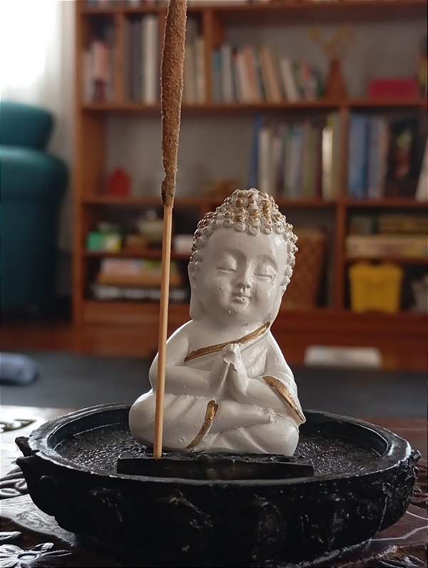 Incensário Buda Zen - Mãos em Prece