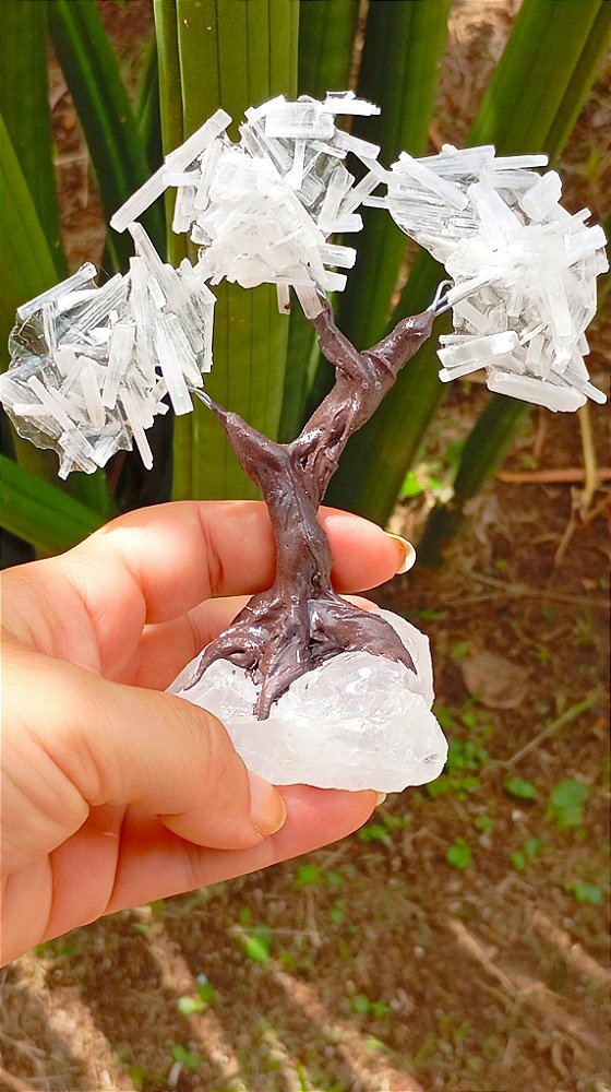 Árvore da Vida em Pedra Selenita