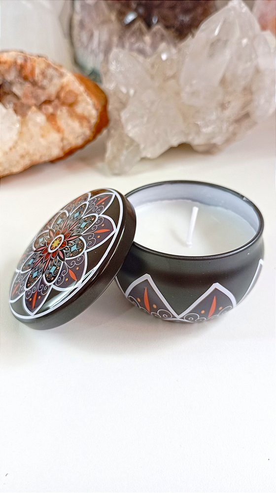 Vela Aromática na Lata - Mandala