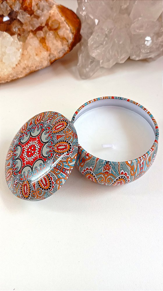 Vela Aromática na Lata - Mandala