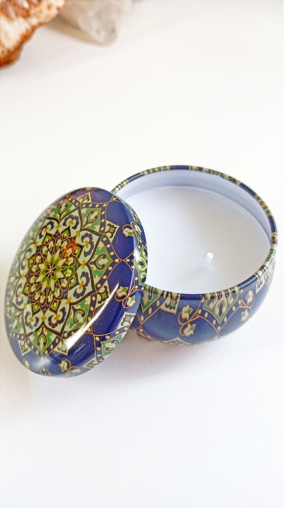 Vela Aromática na Lata - Mandala