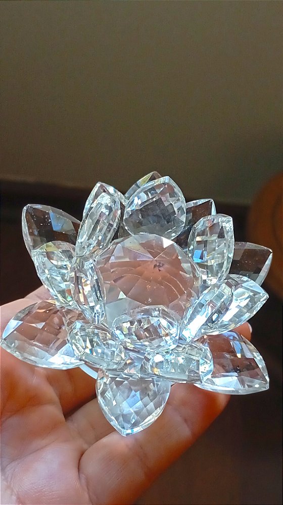 Flor de Lótus de Cristal
