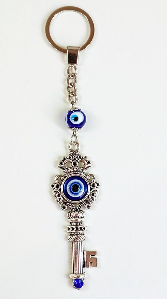 Chaveiro Chave da Sorte com Olho Grego
