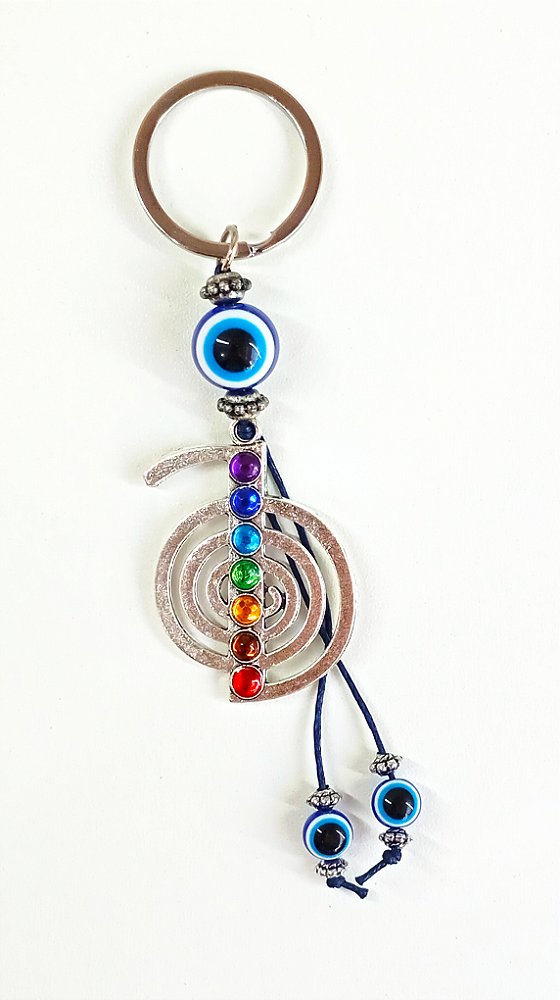 Chaveiro Reiki com Sete Chakras