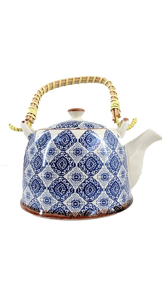 Chaleira Bule Porcelana Oriental