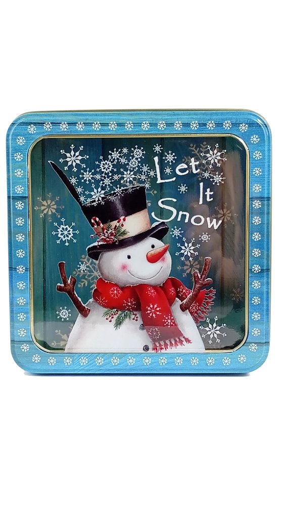 Lata Decorativa de Natal – Embalagem para Presente