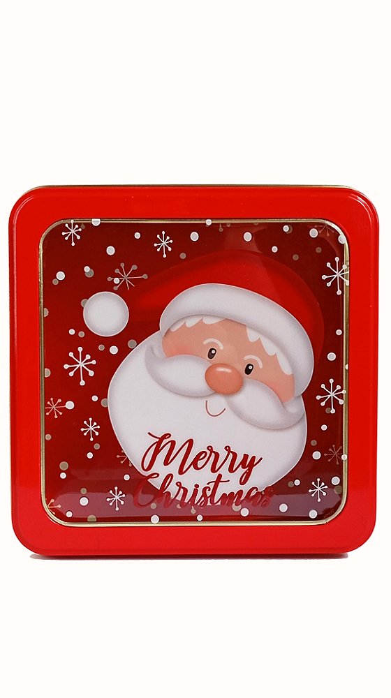 Lata Decorativa de Natal – Embalagem para Presente