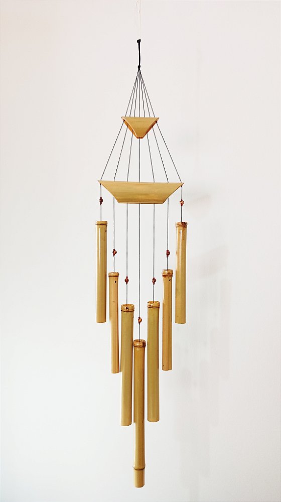 Sino dos Ventos em Bambu Natural