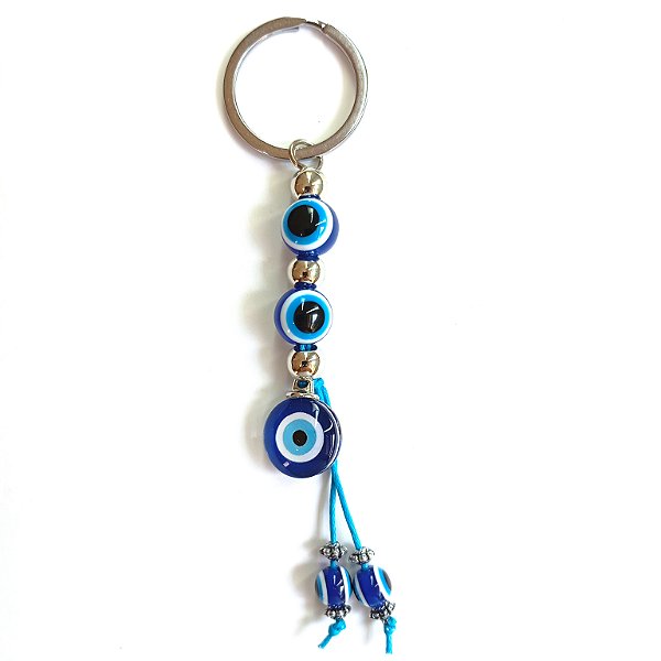 Chaveiro Olho Grego Amuleto de Proteção