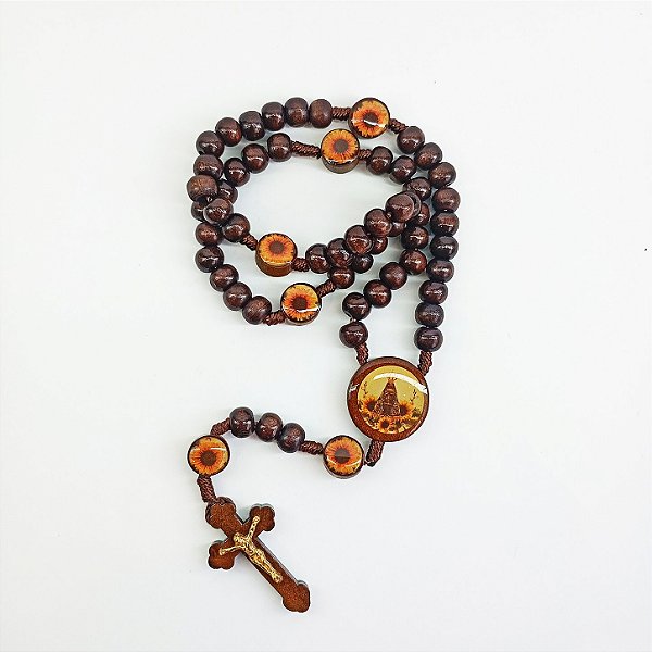 Terço de Madeira Nossa Senhora Aparecida