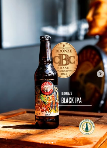 Cerveja Cherokee Black IPA Long Neck 355ML
