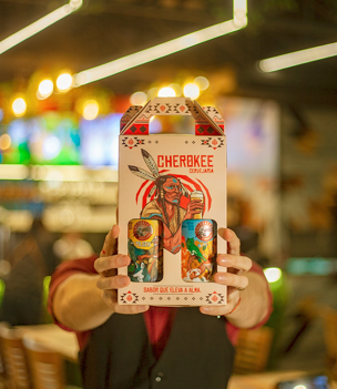 Kit Presente Caixa Personalizada  + Pilsen 500ml + IPA 500ml