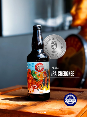Cerveja Cherokee IPA 355 ml - Caixa c/ 12 unidades