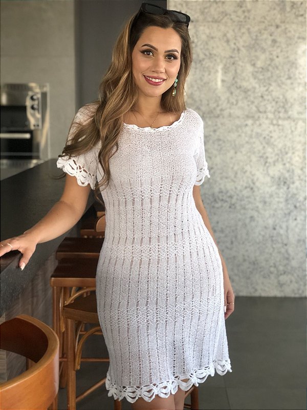 vestido de linha curto