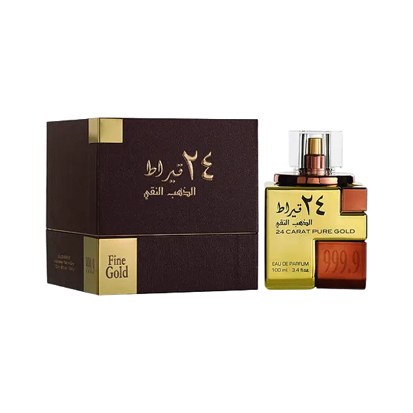 Perfume Lattafa 24 Carat Pure Gold EDP Unissex 100ml