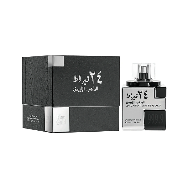 Perfume Lattafa 24 Carat White Gold EDP Unissex 100ml