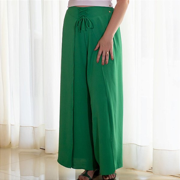 Calça Pantalona Verde Bandeira 5100
