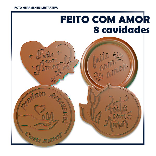 Forma Exclusiva (Sem logo) - Feito com Amor