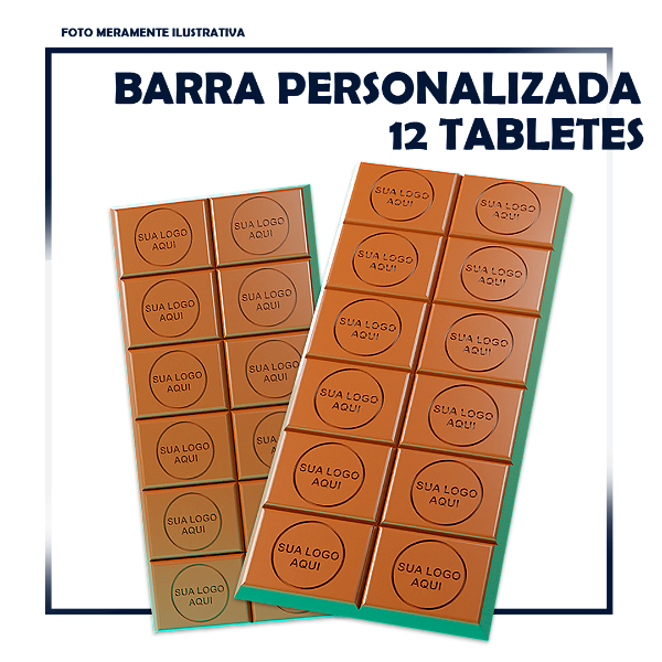 Barra Personalizada - 12 Tabletes