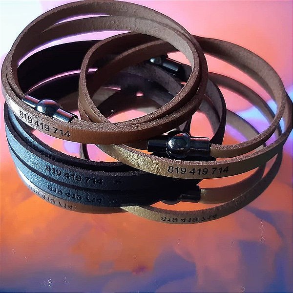 Pulseira Feminina Sequências Numéricas   819 419 714- 2 voltas