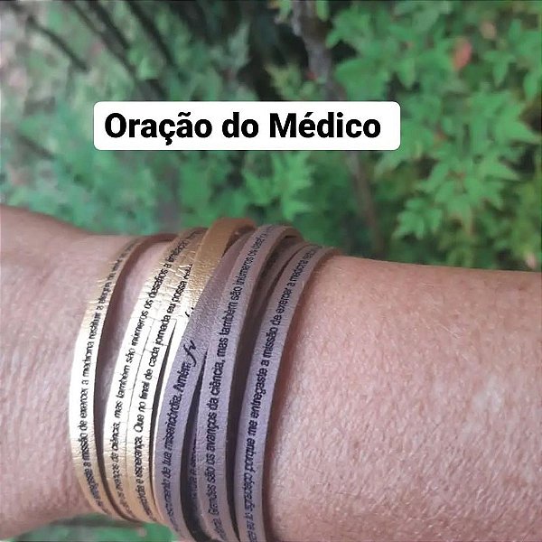 Pulseira Feminina Médico-4 voltas