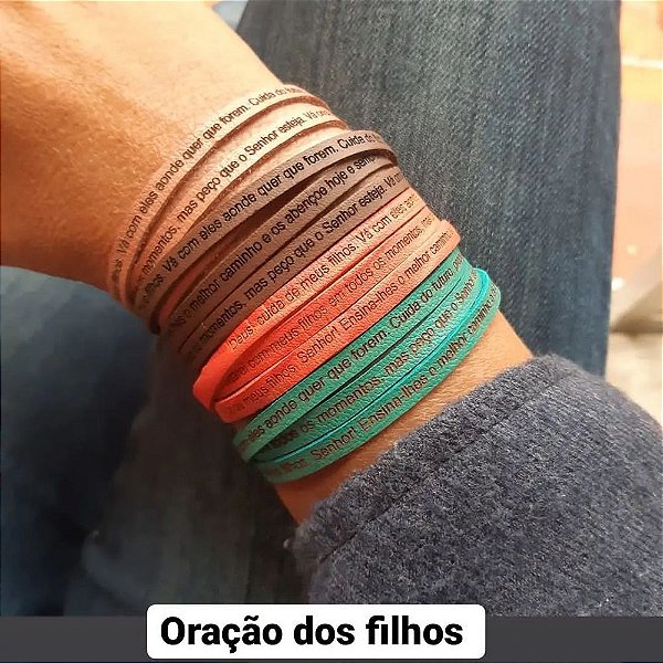 Pulseira Feminina Filhos-3 voltas
