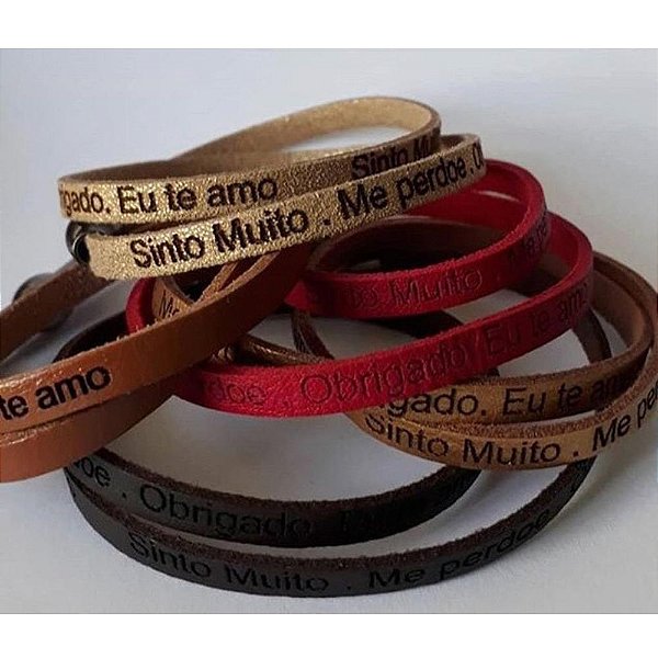 Pulseira Masculina Hoponopono- 2 Voltas