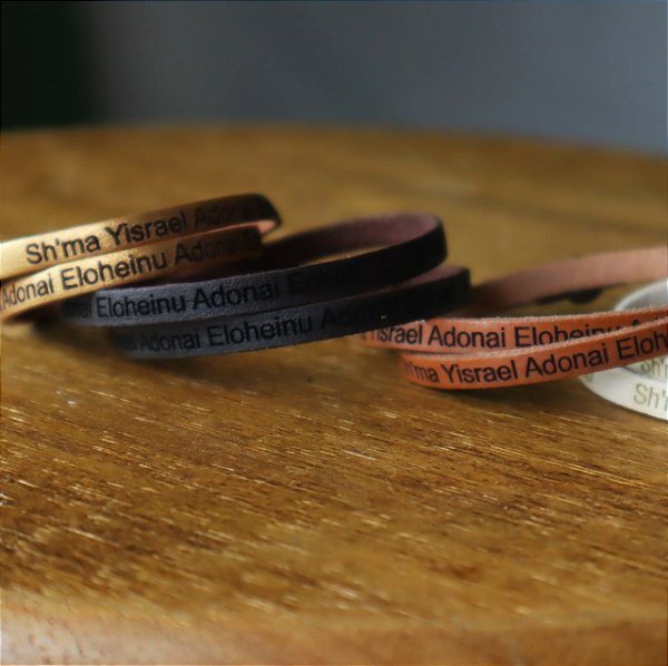 Pulseira Masculina Sh´ma-2 voltas