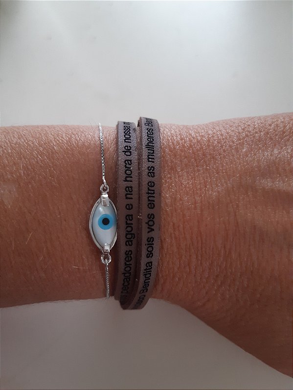 Pulseira Masculina Ave Maria- 2 Voltas