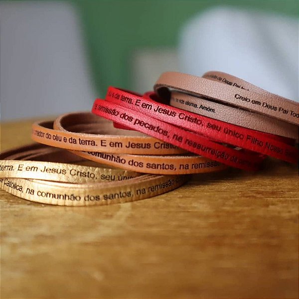 Pulseira Masculina Credo- 4 Voltas