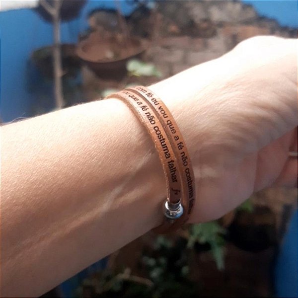 Pulseira Feminina Fé-2 voltas