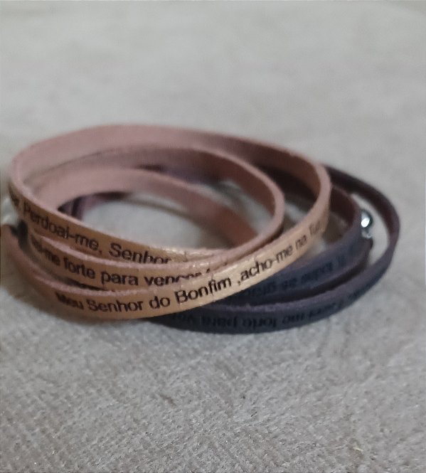 Pulseira Masculina Senhor do Bonfim -3 voltas