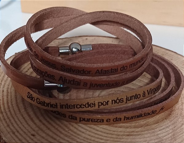 Pulseira Feminina  S Gabriel-3 voltas