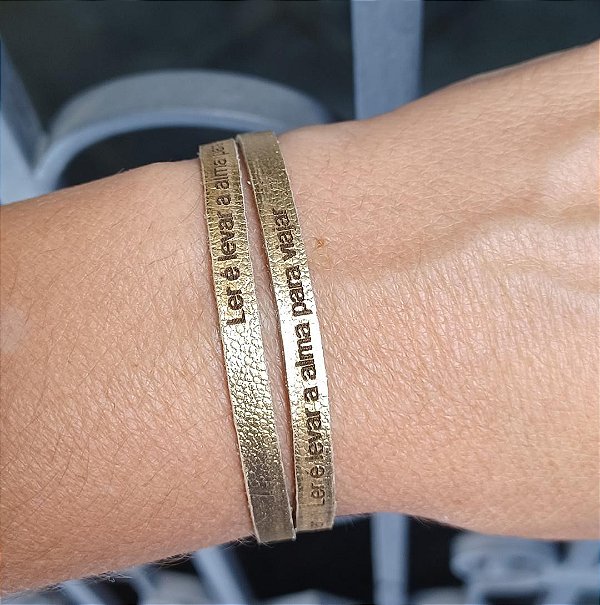 Pulseira Feminina Ler -2 voltas
