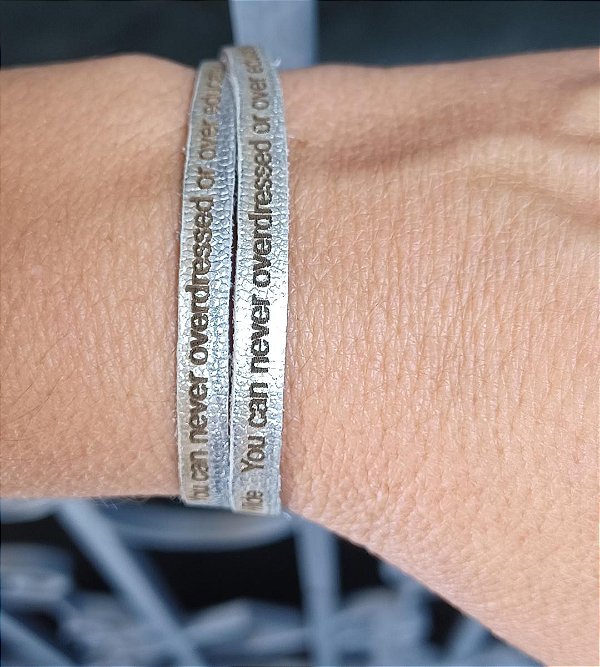 Pulseira Feminina  Oscar Wilde- 2 voltas