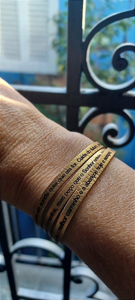 Pulseira Feminina Filha-3 voltas