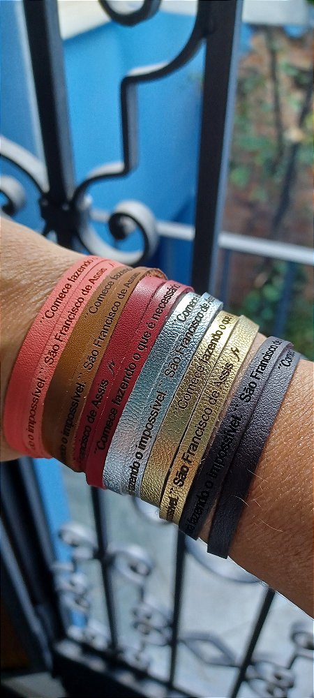 Pulseira Feminina São Francisco de Assis - 2 voltas