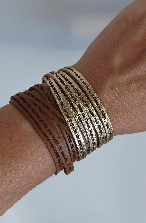 Pulseira Feminina Conceição Aparecida- 5 voltas