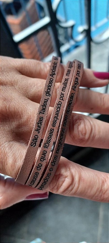 Pulseira Masculina São Judas-3 voltas