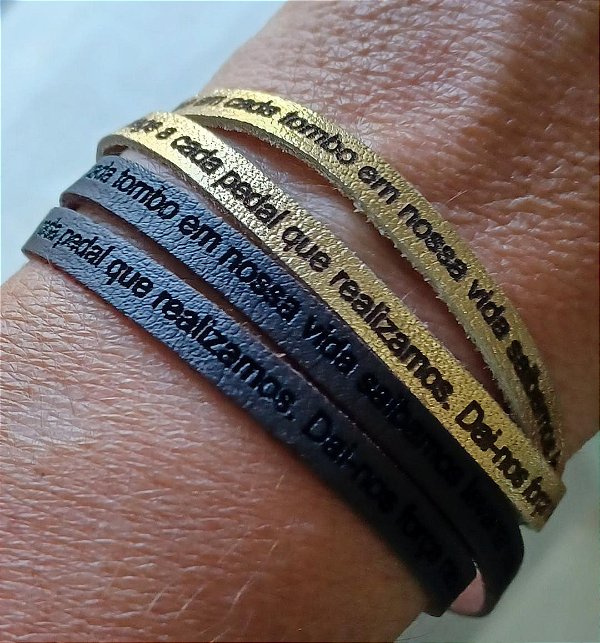 Pulseira Feminina Ciclista- 2 voltas