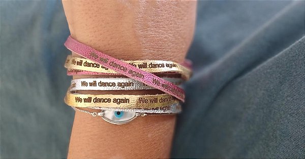 Pulseira Feminina We will dance again - 2 voltas