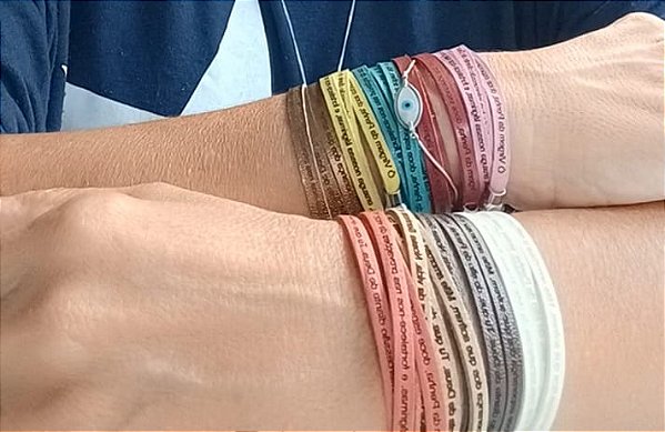 Pulseira Feminina N Sra da Penha- 3 voltas