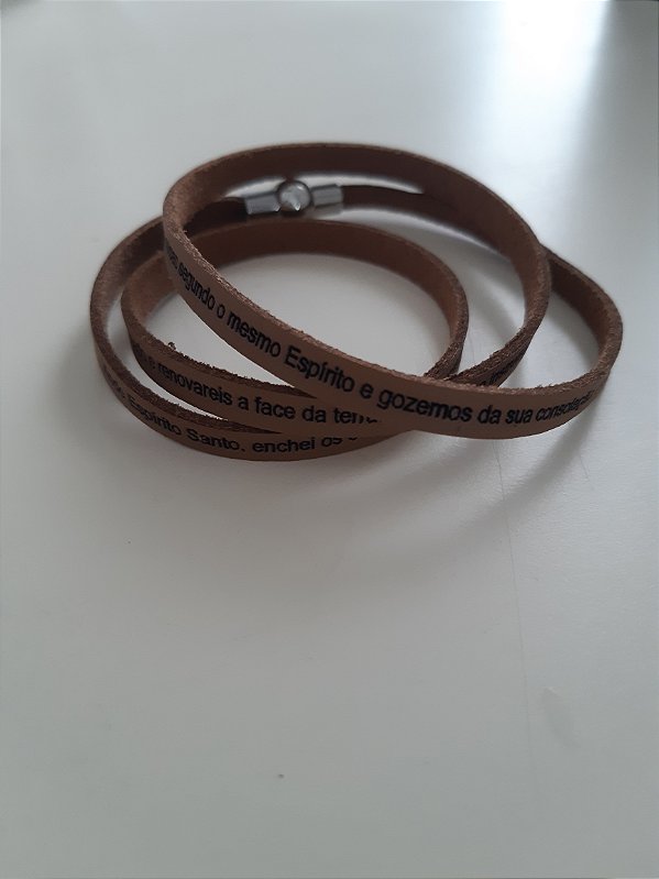 Pulseira Masculina Espírito Santo-2 voltas
