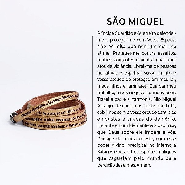 Pulseira Feminina São Miguel- 6 voltas