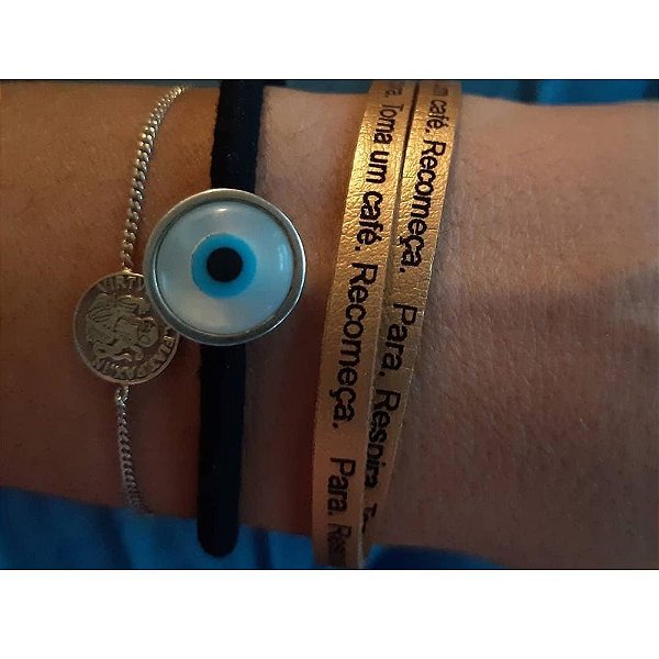 Pulseira Feminina Café- 2 voltas