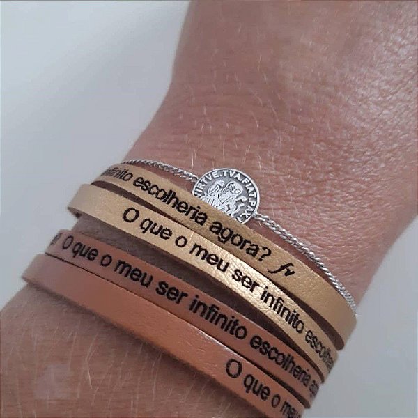 Pulseira Feminina Infinito-2 voltas