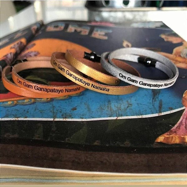 Pulseira Feminina Mantra Ganesha-2 voltas