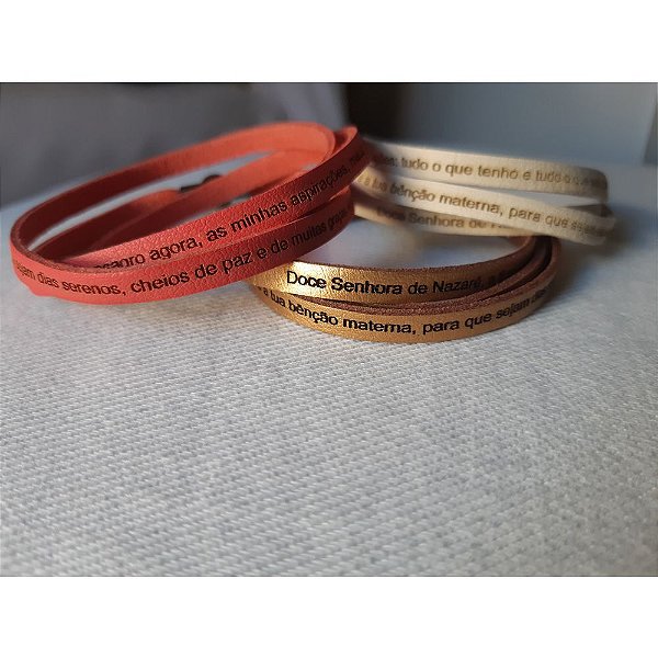 Pulseira Feminina Nossa Senhora de Nazaré-3 voltas