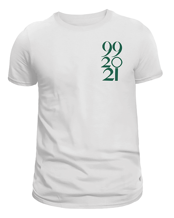 CAMISETA '99 20 21' - BRANCA